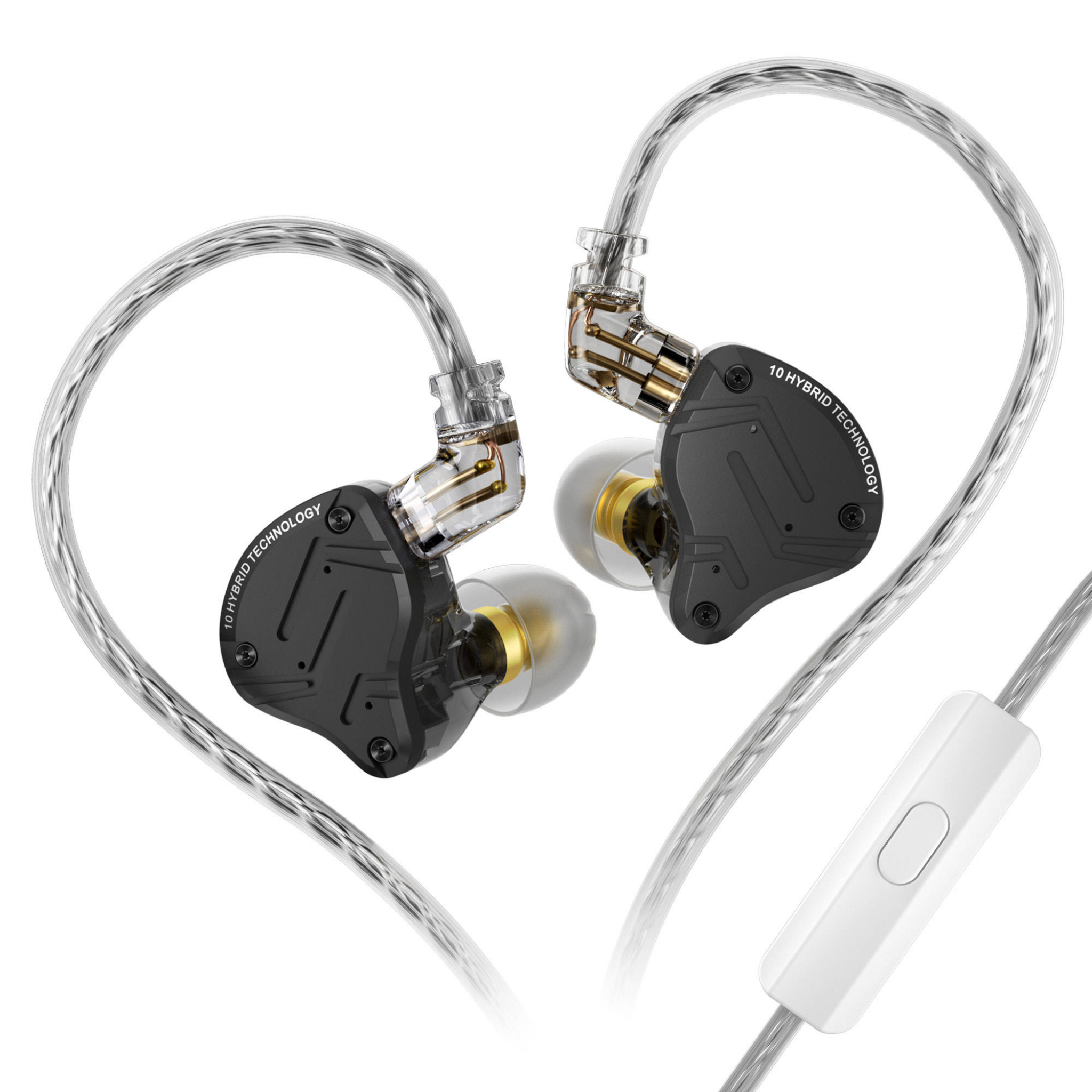 Descubre KZ ZS10 Pro X, los IEMs híbridos con 1 driver dinámico de 10 mm y 4 balanced armature personalizados, diseñados para ofrecer graves potentes, agudos detallados y una escena sonora amplia. Su nueva arquitectura acústica y armaduras negro‑dorado mejoran la claridad y la respuesta en todo el rango, mientras su diseño ergonómico garantiza comodidad y aislamiento. Disponible con envíos a regiones seleccionadas.